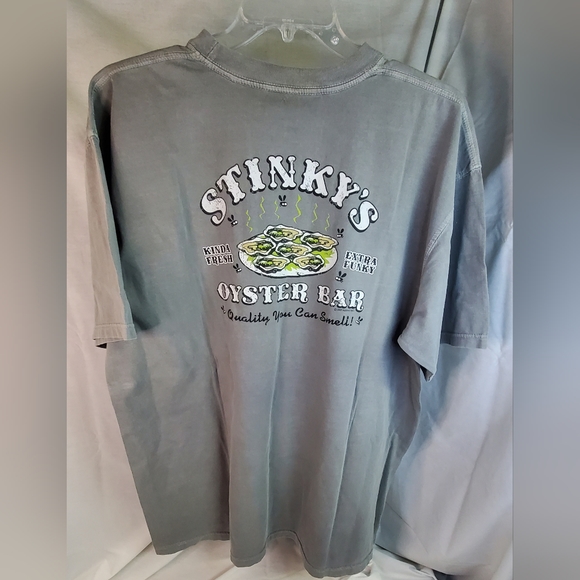 Stinky's Oyster Bar - Calabash NC Vintage Souvenir T-Shirt Size XXL - Picture 6 of 6